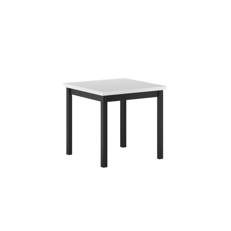 Стіл (білий/чорний) 80x80 Стіл (білий/чорний) 80x80