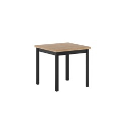 Table (golden oak craft/black) 80x80 Table (golden oak craft/black) 80x80