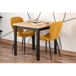 Table (golden oak craft/black) 80x80 Table (golden oak craft/black) 80x80