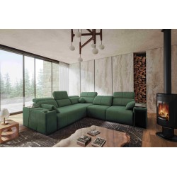 Milano III corner sofa with a sleeping function - elegance and functionality in one!