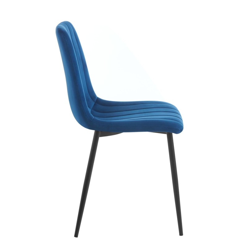 Silla de terciopelo (azul) Silla de terciopelo (azul)