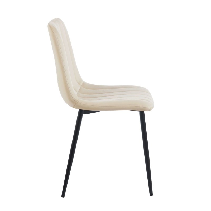 Silla de terciopelo (beige) Silla de terciopelo (beige)