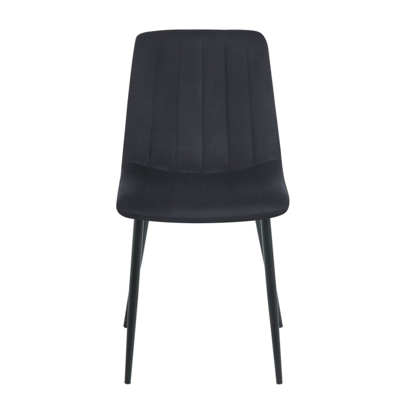Silla de terciopelo (negra) Silla de terciopelo (negra)