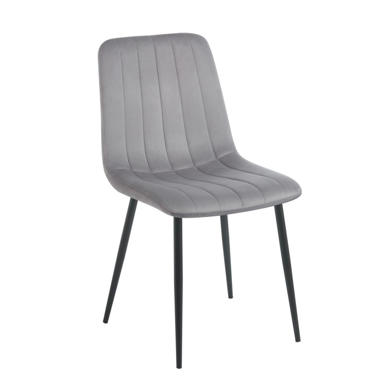 Silla de terciopelo (gris) Silla de terciopelo (gris)