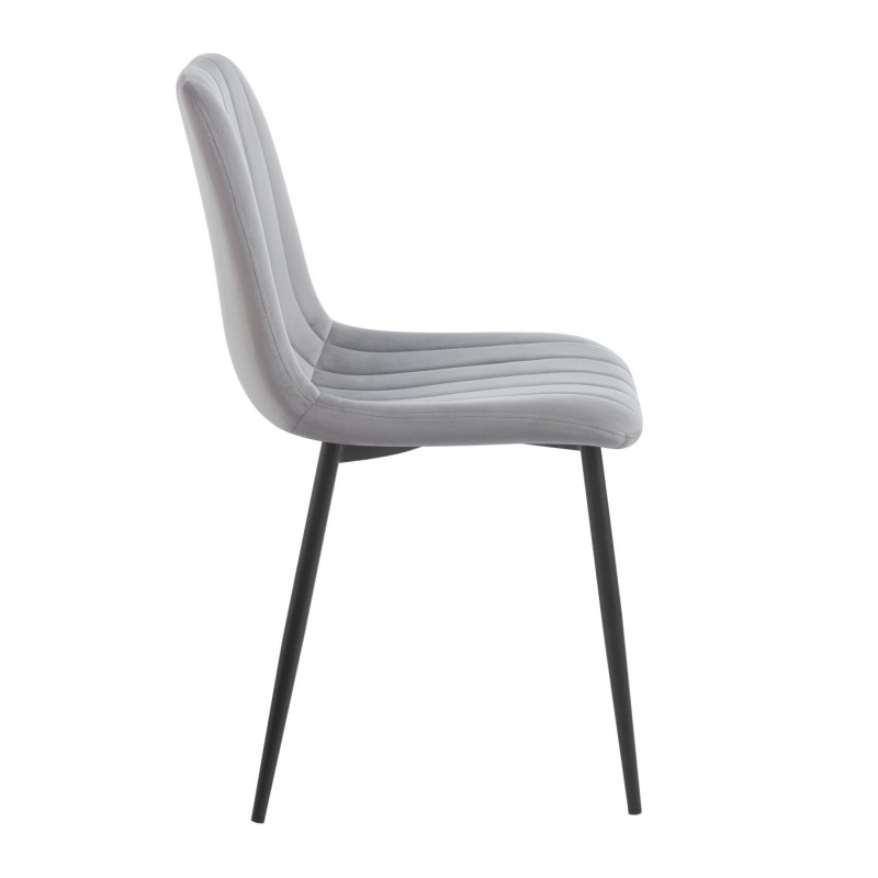 Silla de terciopelo (gris) Silla de terciopelo (gris)
