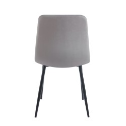 Silla de terciopelo (gris) Silla de terciopelo (gris)