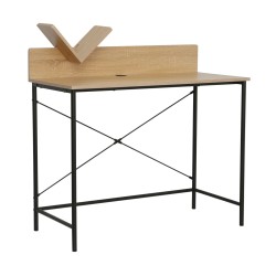 Desk (natural oak/black frame) Desk (natural oak/black frame)