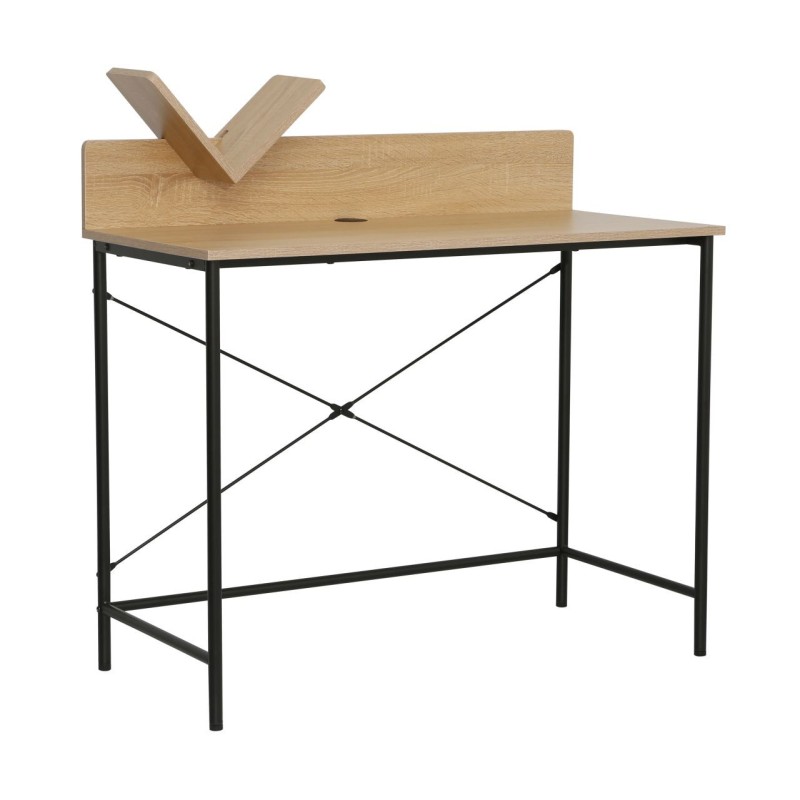 Desk (natural oak/black frame) Desk (natural oak/black frame)