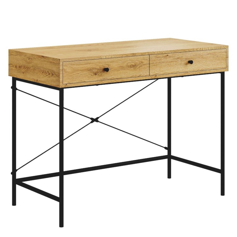 Desk (natural oak/black frame) Desk (natural oak/black frame)