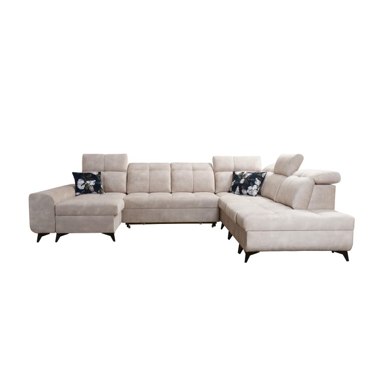 Functional U-shaped corner sofa Ascot X with Velvet fabric, Wave 15 | Furniture store Functional U-shaped corner sofa Ascot X with Velvet fabric, Wave 15 | Furniture store