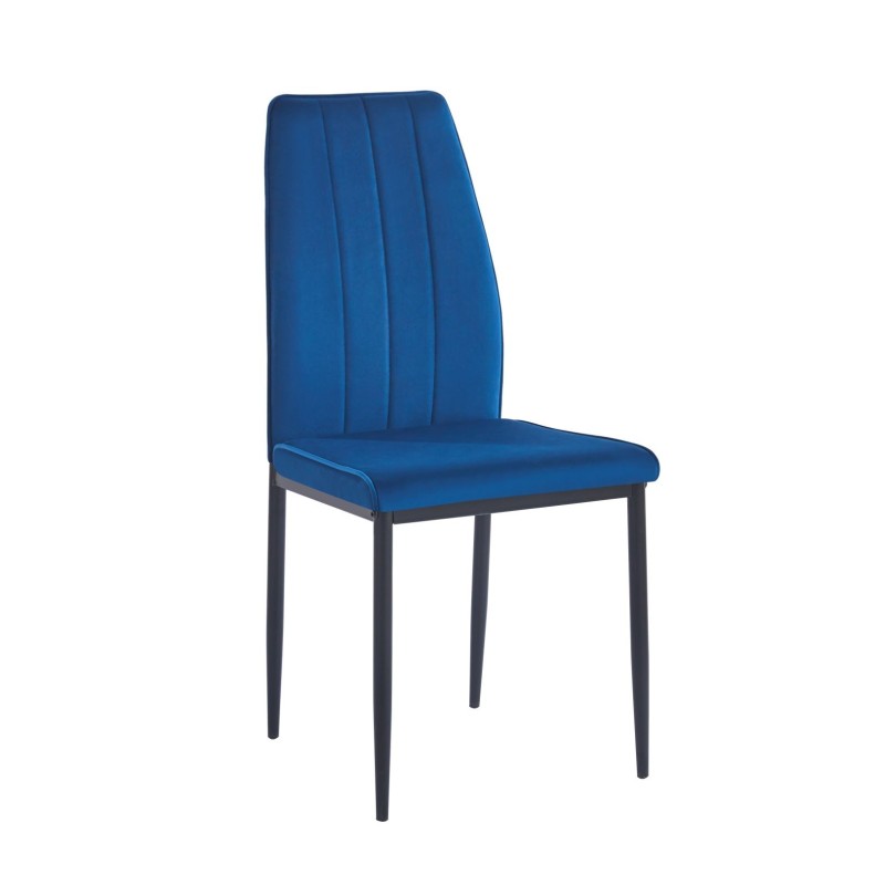 Silla de terciopelo (azul) Silla de terciopelo (azul)