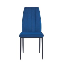 Silla de terciopelo (azul) Silla de terciopelo (azul)