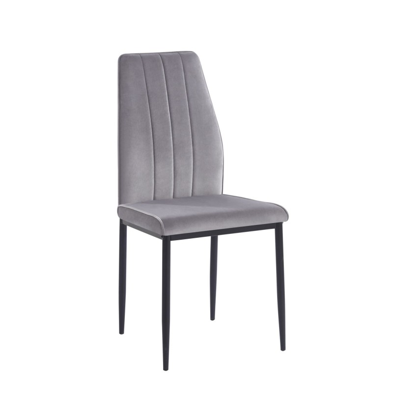 Krzesło velvet (szare) Krzesło velvet (szare)