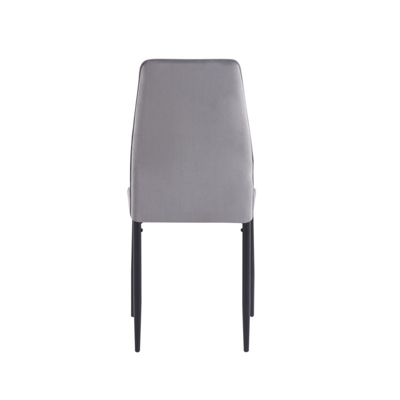 Silla de terciopelo (gris) Silla de terciopelo (gris)