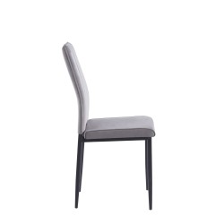 Silla de terciopelo (gris) Silla de terciopelo (gris)