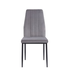 Silla de terciopelo (gris) Silla de terciopelo (gris)