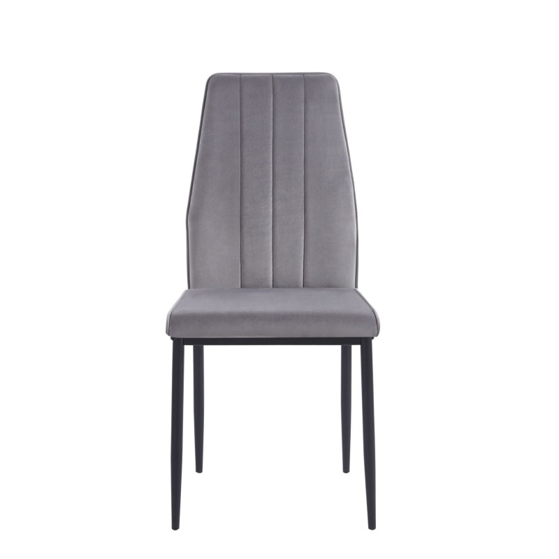 Silla de terciopelo (gris) Silla de terciopelo (gris)