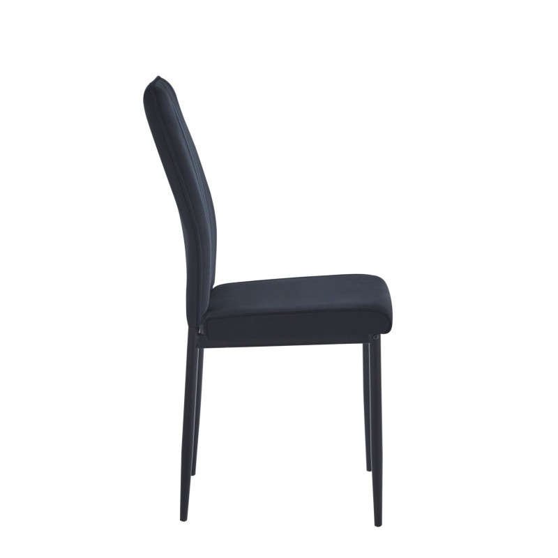 Krzesło velvet (czarne) Krzesło velvet (czarne)