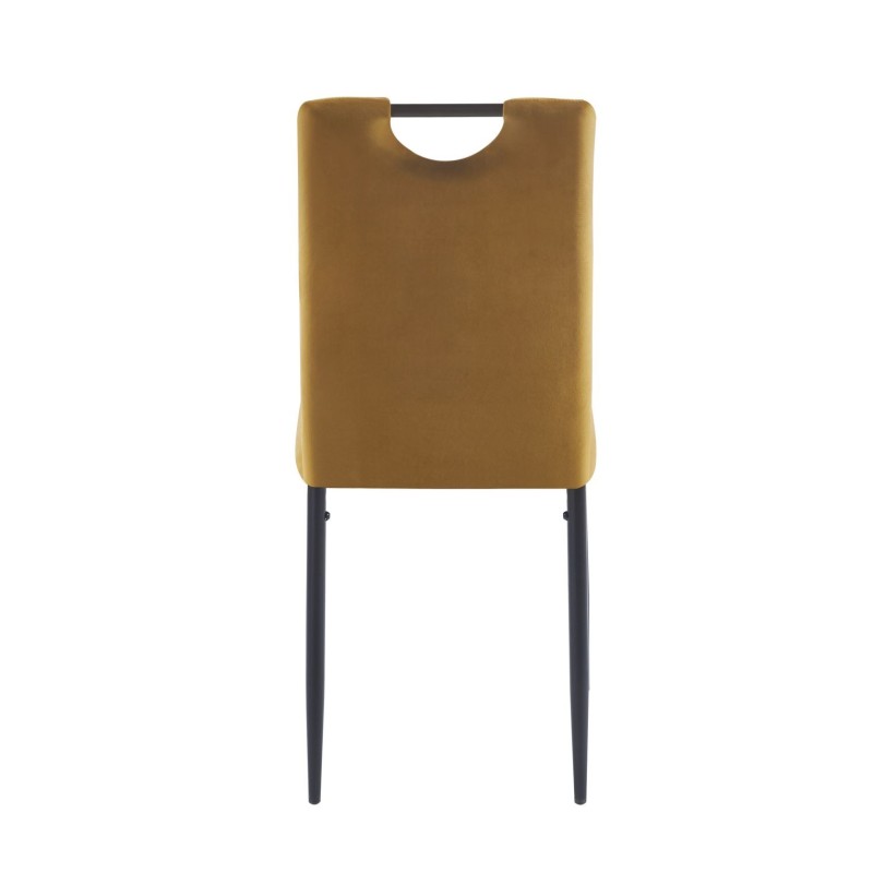 Silla de terciopelo (curry) Silla de terciopelo (curry)