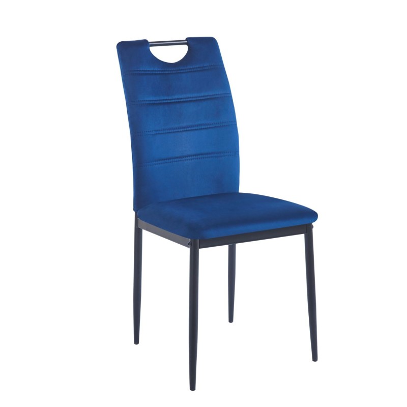 Silla de terciopelo (azul) Silla de terciopelo (azul)