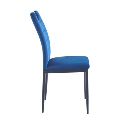 Silla de terciopelo (azul) Silla de terciopelo (azul)