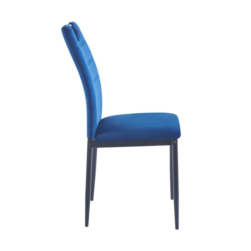 Silla de terciopelo (azul) Silla de terciopelo (azul)