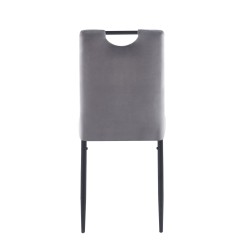 Silla de terciopelo (gris) Silla de terciopelo (gris)
