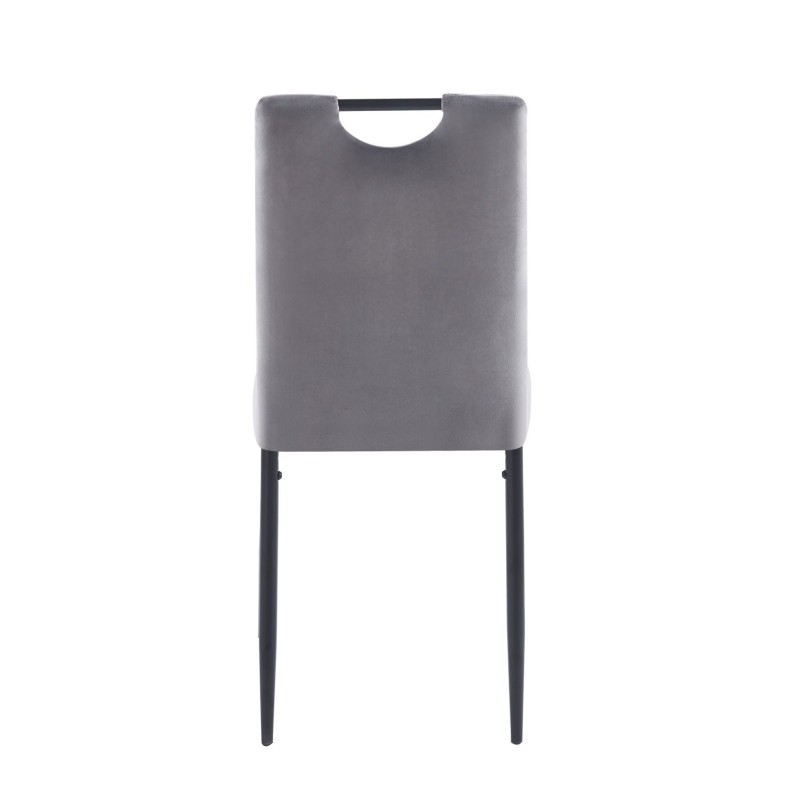Silla de terciopelo (gris) Silla de terciopelo (gris)