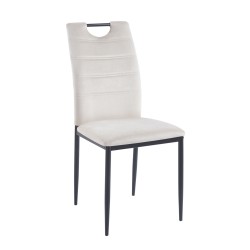 Silla de terciopelo (beige)