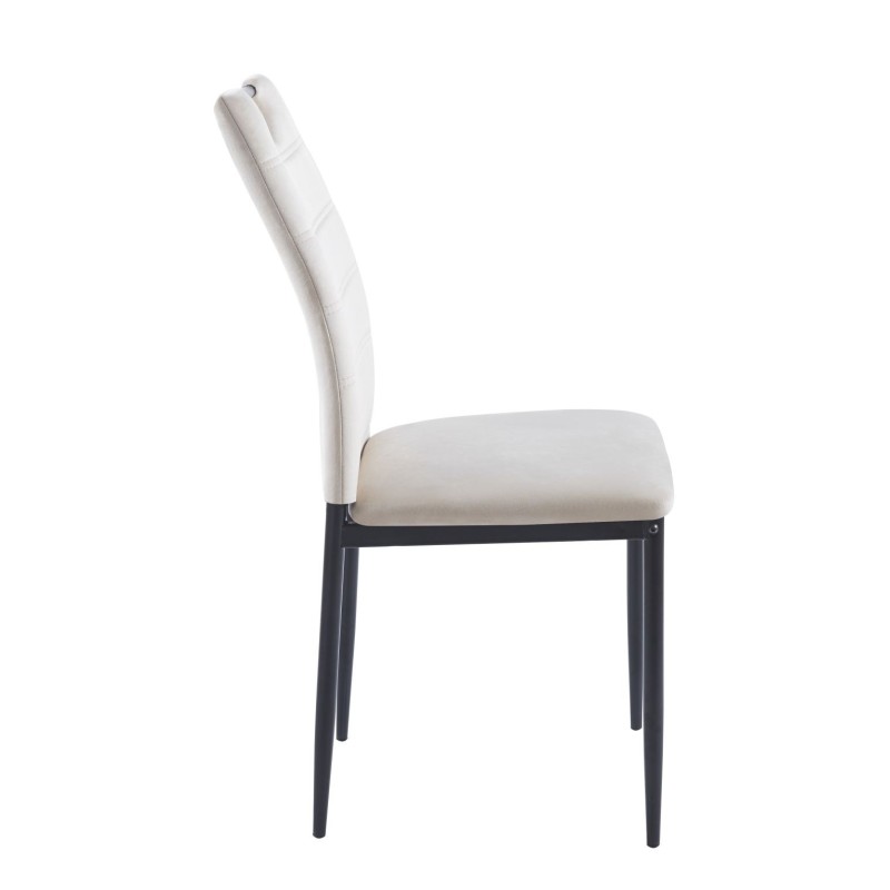 Silla de terciopelo (beige) Silla de terciopelo (beige)