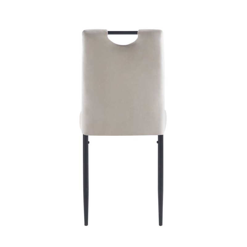 Silla de terciopelo (beige) Silla de terciopelo (beige)