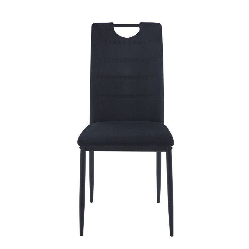 Silla de terciopelo (negra) Silla de terciopelo (negra)
