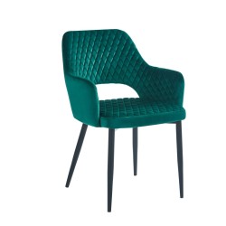 Krzesło velvet (zielone)