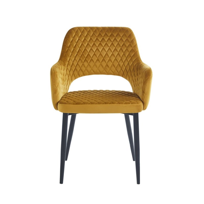 Velvet chair (curry) Velvet chair (curry)
