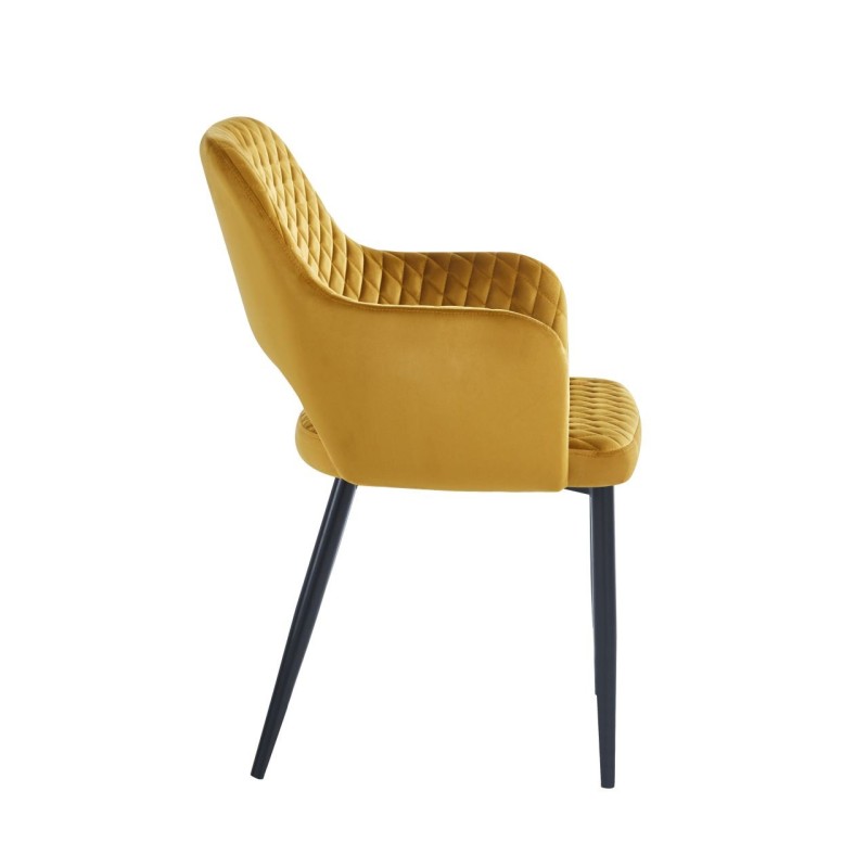 Silla de terciopelo (curry) Silla de terciopelo (curry)