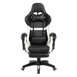 Black and white gaming swivel chair Black and white gaming swivel chair
