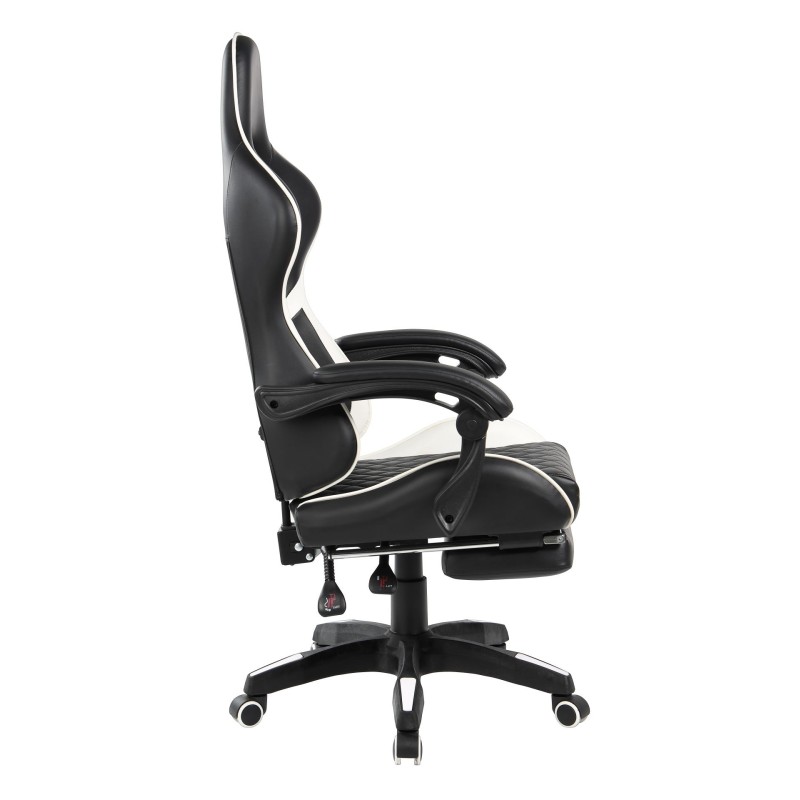 Black and white gaming swivel chair Black and white gaming swivel chair