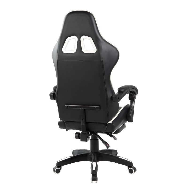 Black and white gaming swivel chair Black and white gaming swivel chair