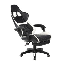 Black and white gaming swivel chair Black and white gaming swivel chair