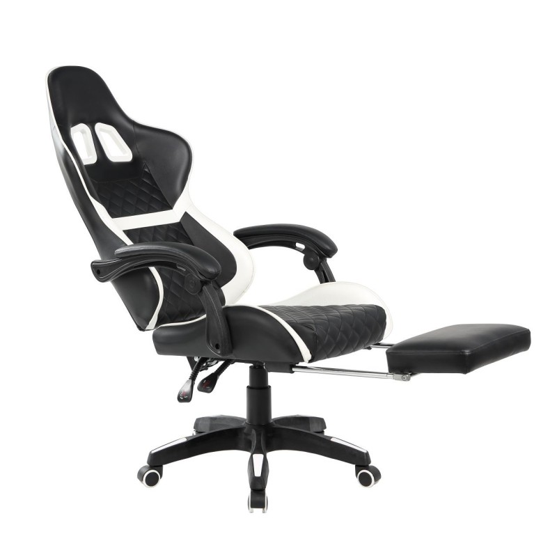 Black and white gaming swivel chair Black and white gaming swivel chair