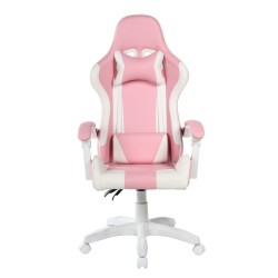 Pink and white gaming swivel chair Pink and white gaming swivel chair