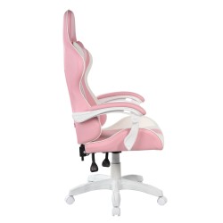 Pink and white gaming swivel chair Pink and white gaming swivel chair