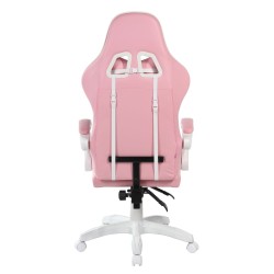 Pink and white gaming swivel chair Pink and white gaming swivel chair