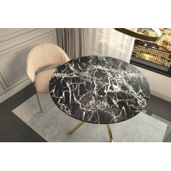 Tisch (schwarzer Marmor/gold) 100x100 Tisch (schwarzer Marmor/gold) 100x100