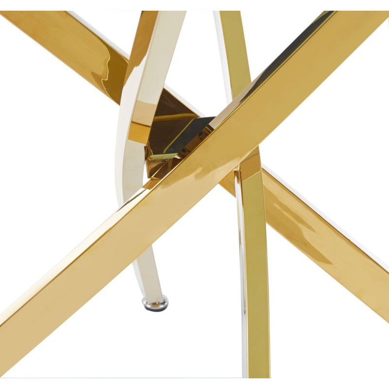 Tisch (weißer Marmor/gold) 100x100 Tisch (weißer Marmor/gold) 100x100