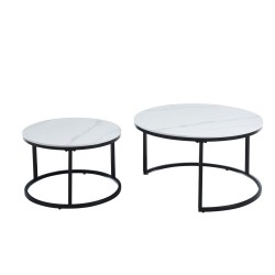 Mesa (mármol blanco) 80 + 60 Mesa (mármol blanco) 80 + 60