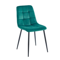 Krzesło velvet (zielone)