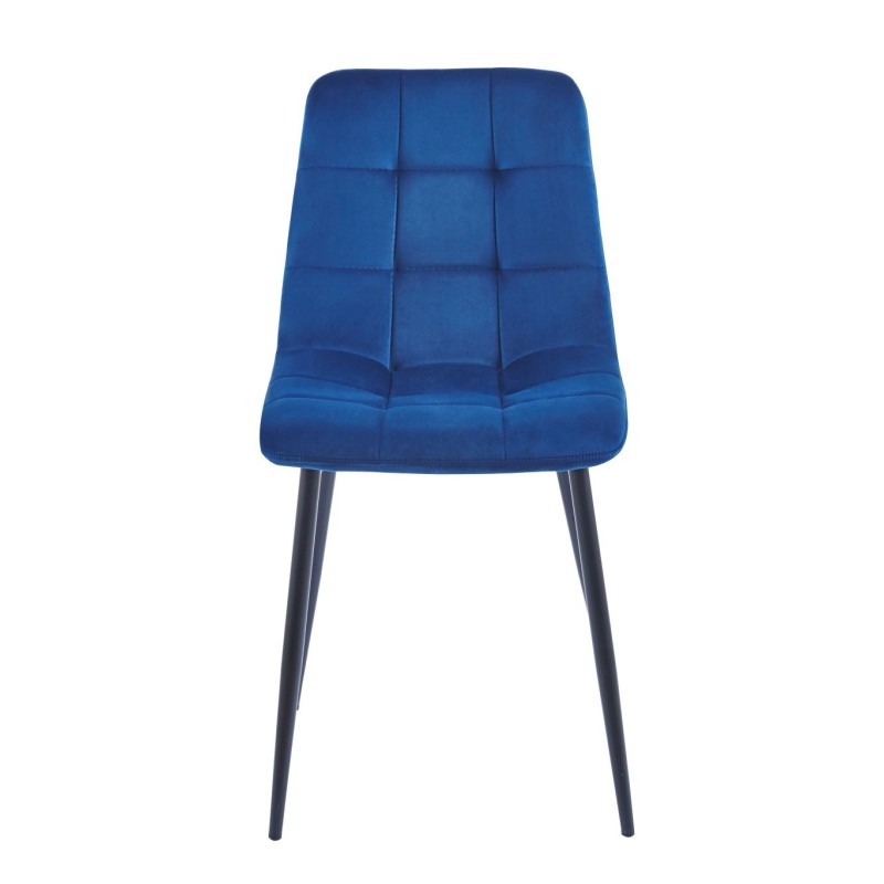 Silla de terciopelo (azul) Silla de terciopelo (azul)