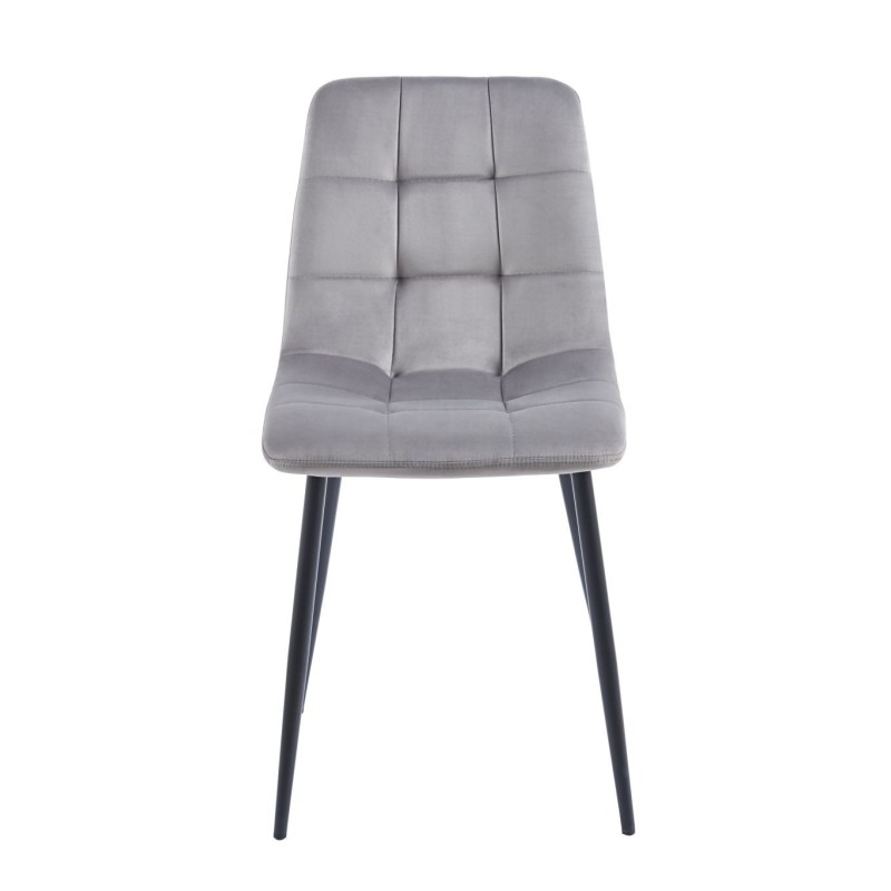 Silla de terciopelo (gris) Silla de terciopelo (gris)
