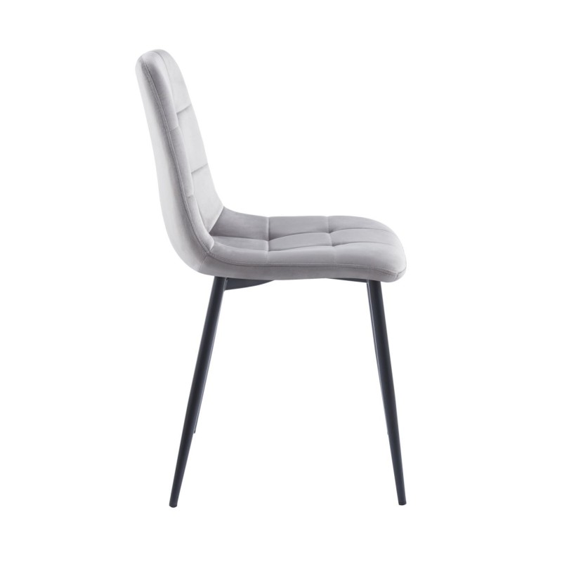 Silla de terciopelo (gris) Silla de terciopelo (gris)